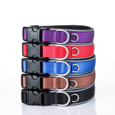 Regelbare van de de Kraagketting van de Hondleiband van de de Laserhond van het het Loodhuisdier nylon van de de Streep Comfortabele Kraag Weerspiegelende perro van paragraaf