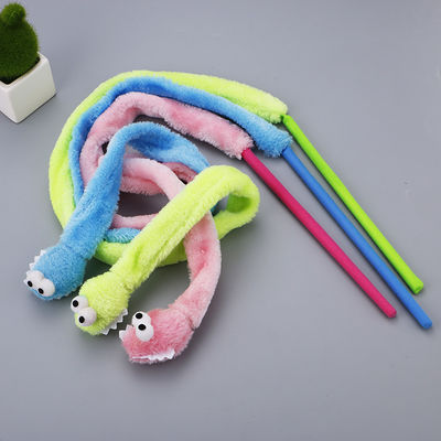 Leuk Duurzaam Cat Toy Teaser Snake Shape Kitten-Pluchetoverstokje 31g