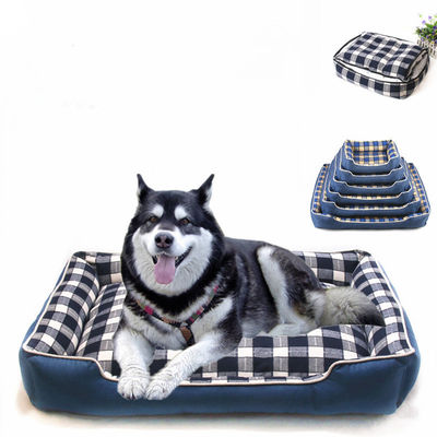 Warm Zacht van de de Hondmat 740g van het Roostervierkant van de het Huiskennel Binnen van het het Nestcomfort de hondbed