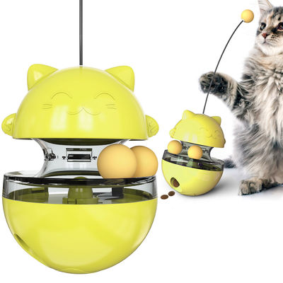 420g het voedsel Leaker Cat Pet Toys Interactive Cat plaagt Toverstokje Kitten Roly Poly Toys