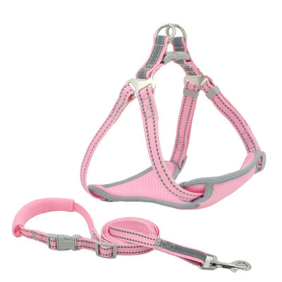 In te ademen van de de Borstriem van Mesh Reflective Leash And Collar vastgestelde de Tractie Vastgestelde Halsband en Leibanduitrusting