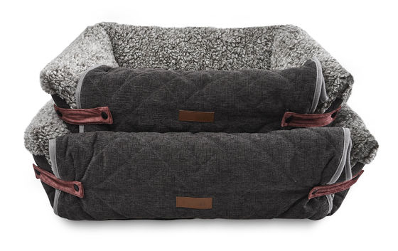 De Afneembare Grey Dog Sofa Cushion With Verwijderbare Mat van Flip Cover Comfortable Pet Bed