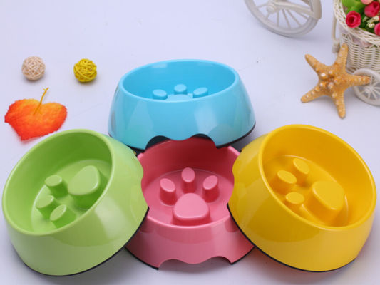 Misstap niet Langzame het Eten Cat Bowl Prevent Cat Food van de het Huisdieren Langzame voeder van het Plonswater het Puppykom
