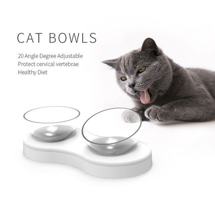 Opgeheven Dubbele Kleine Dieren 32.3*16.5*9.5cm van Cat Food Bowls Funny For