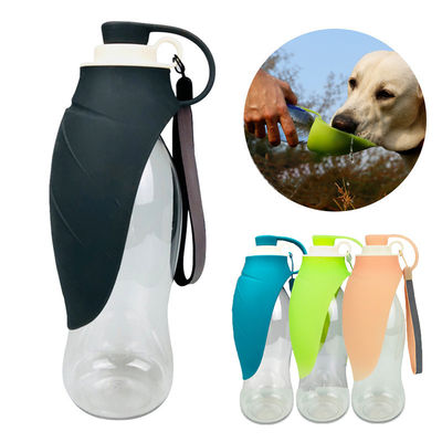580ml van het de Hondwater van het blad Vouwbare Silicone de Flessenhond het Drinken Flessen voor Reizende Wandeling