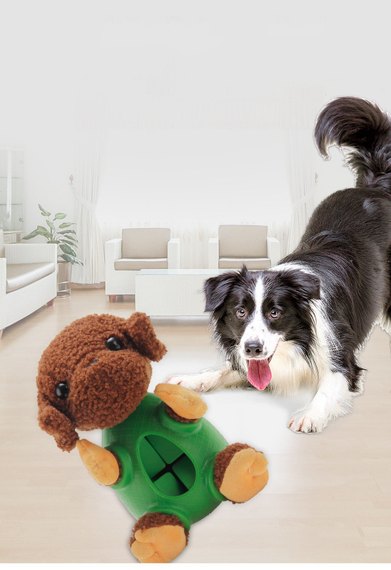 Eco Vriendschappelijke Piepende kauwt Zacht Hond behandelt het Speelgoed van de het Huisdierenpluche van de Automaatdouane