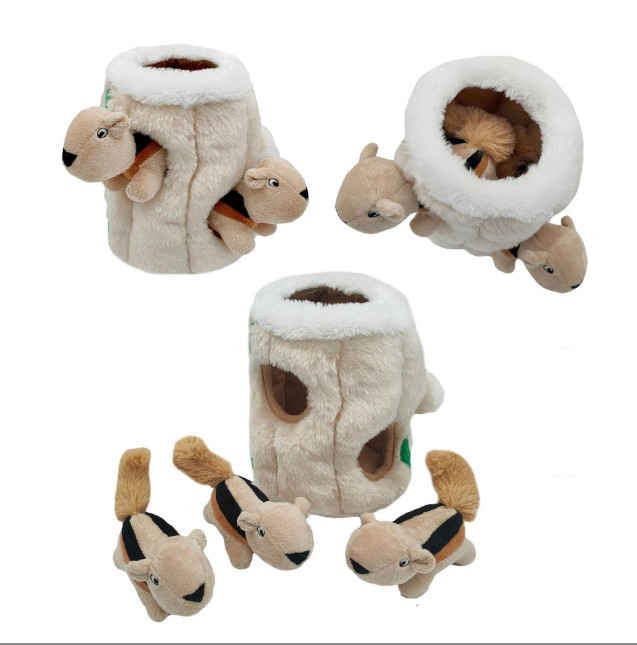 De nieuwe het Raadsel Piepende Zachte Pluche van het Ontwerphuisdier kauwt Huid - en - zoekt Hond Toy Set