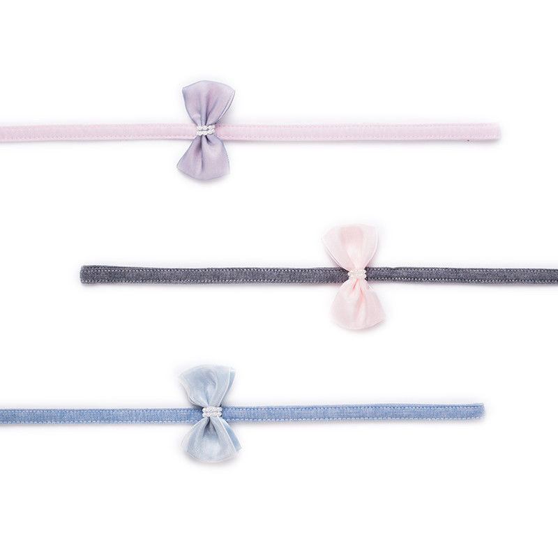 De de regelbare 100%-van het Katoenen die Halsband en Leiband Vlinderdasmeisje met Bowknot wordt geplaatst