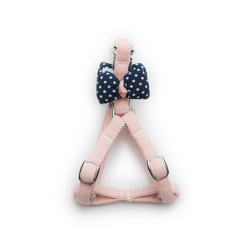 Het huisdier levert het Leuke Dots Cat Harness Bow Tie Adjustable-van de de Riemtractie van de Huisdierenborst Achterkatoen Cat Dog Harness Leash Set