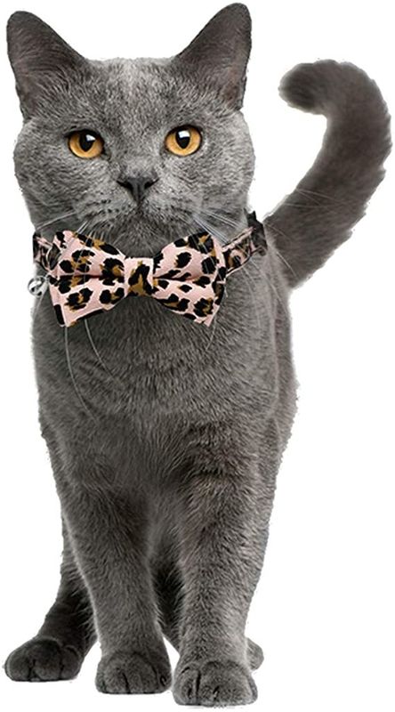 De afgescheiden Vlinderdas van Gespcat collar bells with cute voor Kitty Small Dogs Adjustable