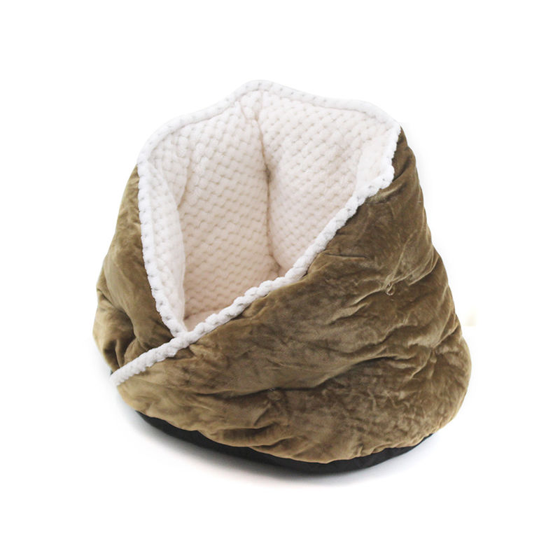Van de het Bed Diepe Slaap van pluche het Warme Zachte Cat Dog Bed Washable Pets Hol van de Kattenhonden