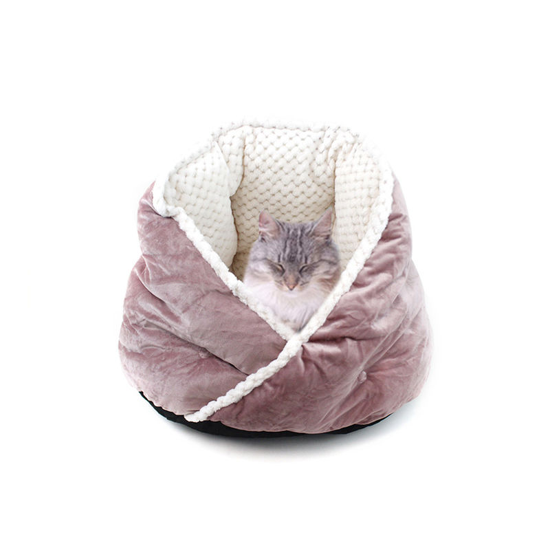 Van de het Bed Diepe Slaap van pluche het Warme Zachte Cat Dog Bed Washable Pets Hol van de Kattenhonden