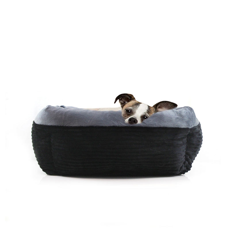 Van de Hondcat bed self-warming deep sleep van de rechthoekpluche van het het Huisdierenbed van het de Huisdierenbed Corduroy Wasbare Comfortabele de Hondbank