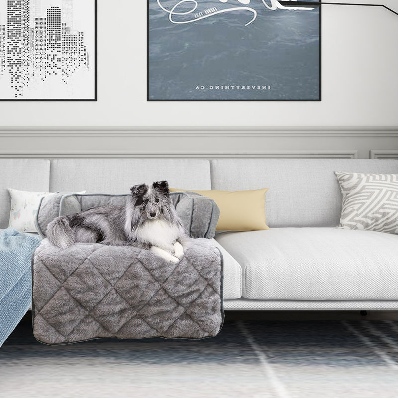 Multifunctioneel In te ademen Pluizig Gevoeld van het het Huisdierenbed van het Hondbed de Luxe Dirt-Proof Huisdier Sofa Cushion voor Huisdieren het Slapen