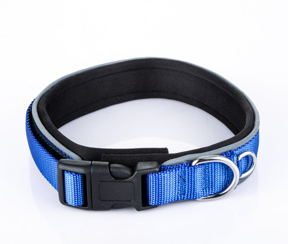 Regelbare van de de Kraagketting van de Hondleiband van de de Laserhond van het het Loodhuisdier nylon van de de Streep Comfortabele Kraag Weerspiegelende perro van paragraaf