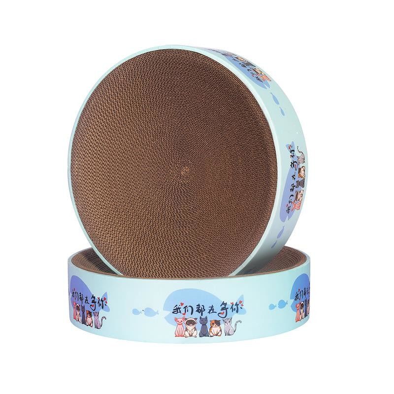 2 In1 Duurzame Ronde Cat Scratcher Bed Pad &amp; Zitkamer 1000g