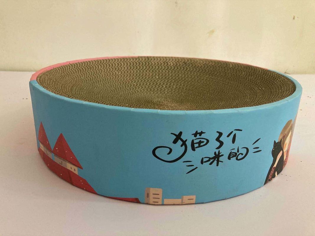 2 In1 Duurzame Ronde Cat Scratcher Bed Pad &amp; Zitkamer 1000g