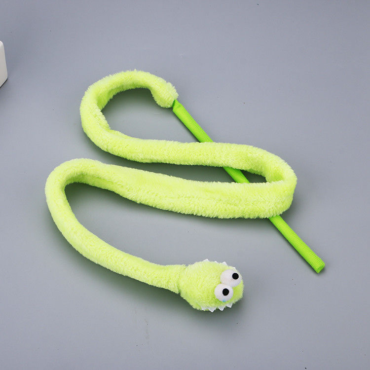 Leuk Duurzaam Cat Toy Teaser Snake Shape Kitten-Pluchetoverstokje 31g