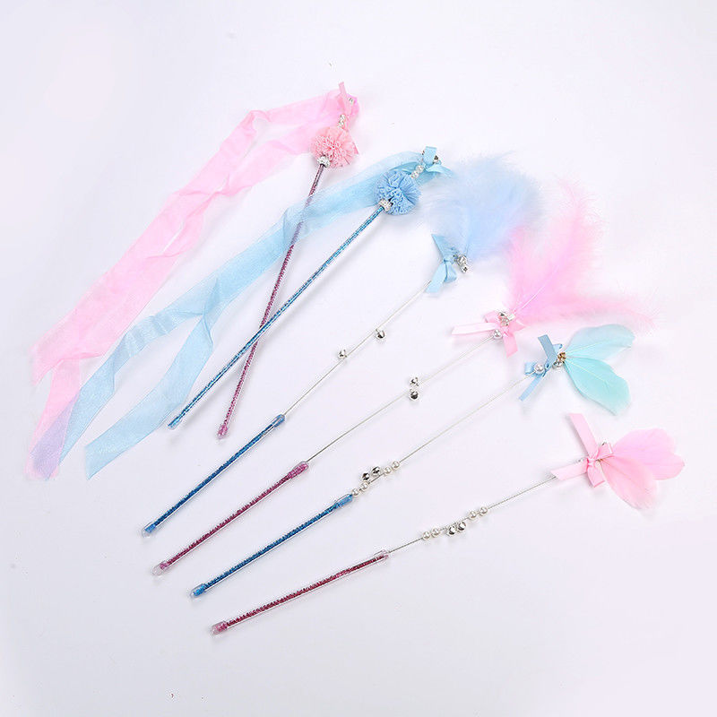De interactieve Fee Cat Teaser Stick van Veercat pet toys wand plastic