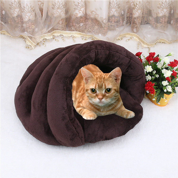 De Tunnel van maniercat nest comfortable pet bed voor Warm Cat House Soft Cat Cave-Bed