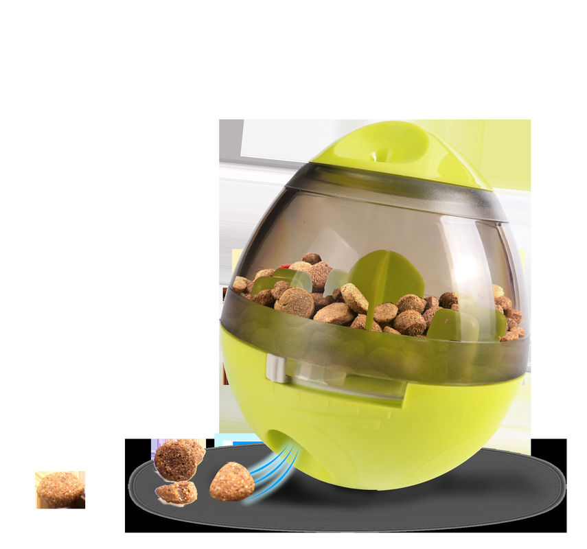 De interactieve van de het Speelgoed Automatische Tuimelschakelaar van het Hondhuisdier Bal van Leakage Food Dispensing