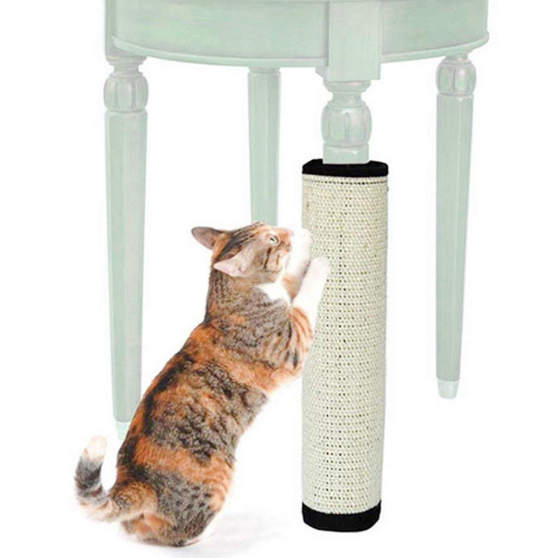 Van de de Benensisal van Cat Scratch Board Protect Table van de ivoorkleur de Hennep Cat Claw Toy