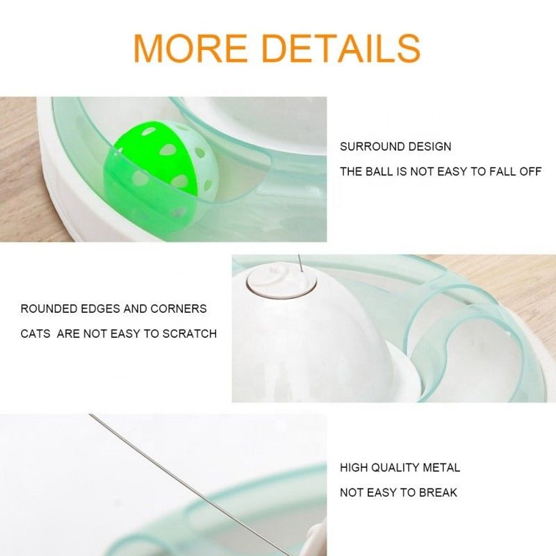 Elektrische het Roteren Cat Pet Toys With Ball het Verlichten Boring Zelfhey Vlinder Cat Toy
