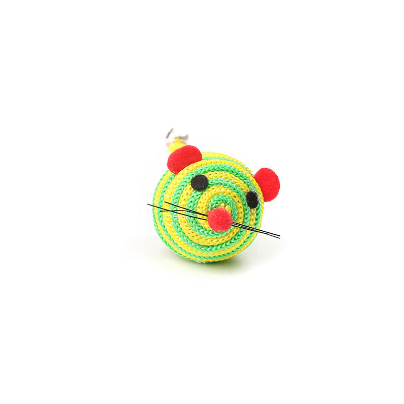 De nylon Klok Cat Pet Toys With van de Koordkabel een Muizenvangst Cat Mouse Toy