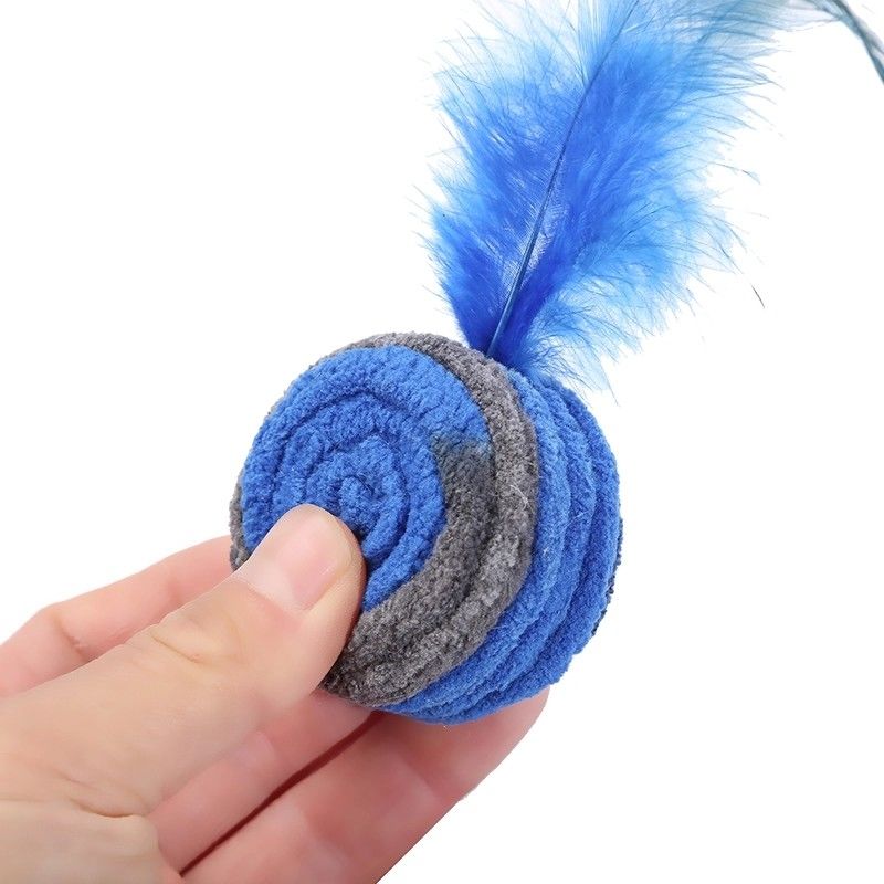 Zelf Opgewekte Cat Pet Toys Dark Blue-Veermuis Cat Toy Anti Depression