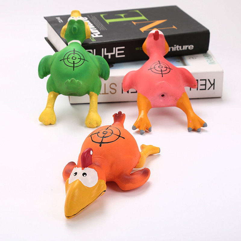 Huisdieren Piepende Hond die Toy Molar Latex Screaming Turkey 23cm kauwen