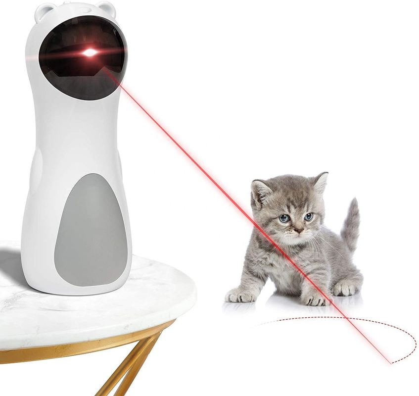 Interactieve Automatische Cat Laser Toy For Kitten USB die Geautomatiseerde Laserpointer Cat Toy laden