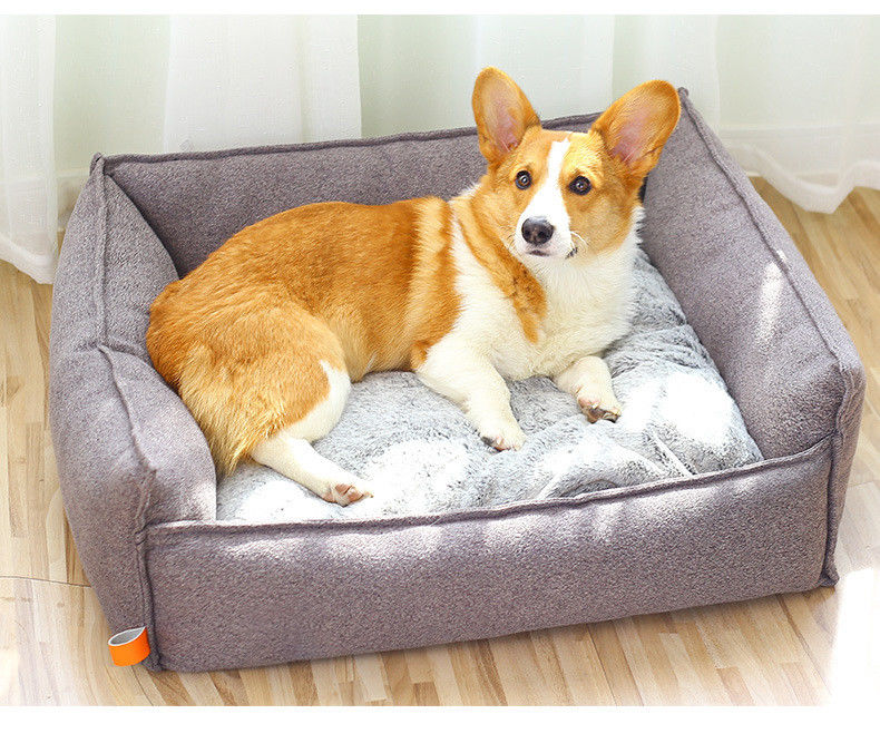 Duurzame In te ademen Rechthoek die Comfortabel Huisdierenbed voor Grote Middelgrote Kleine Honden slapen