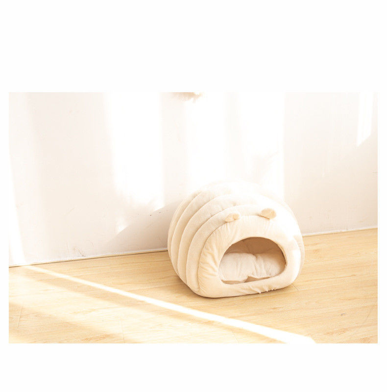 Semienclosed Comfortabele Rust van het Huisdierenbed onderaan de Kat van Slaapmat removeable cover nest for