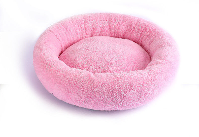Van de de Doughnuthond van de luxepluche de Zachte Ronde van het het Bed Wasbare Kussen Bank 560g voor Kat
