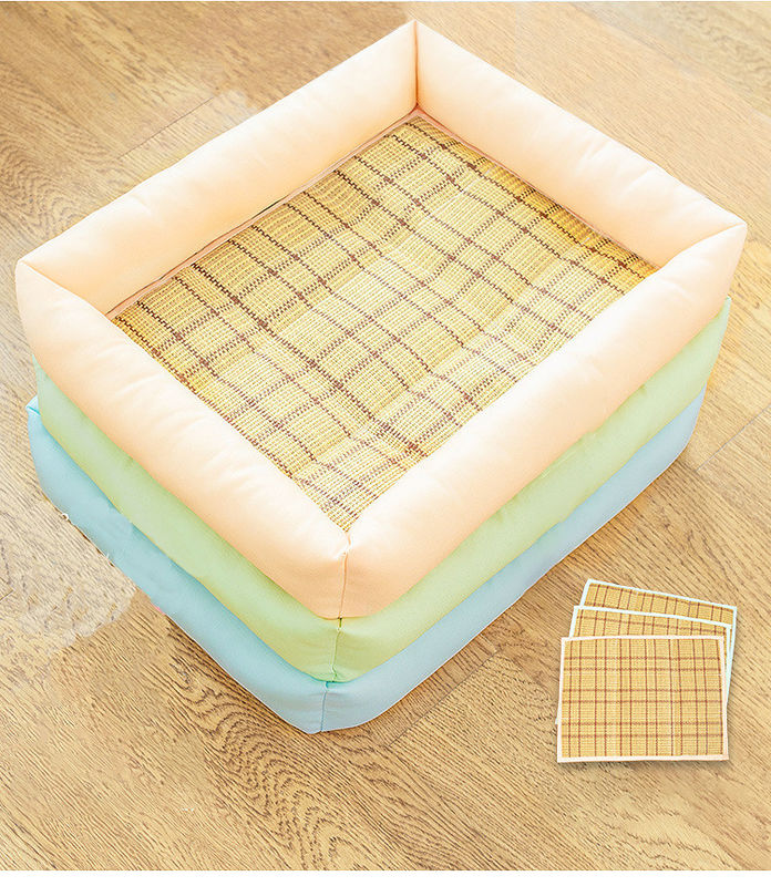 Koelstraw bamboo cozy summer dog-de Slaapbed van het Bed650g Puppy