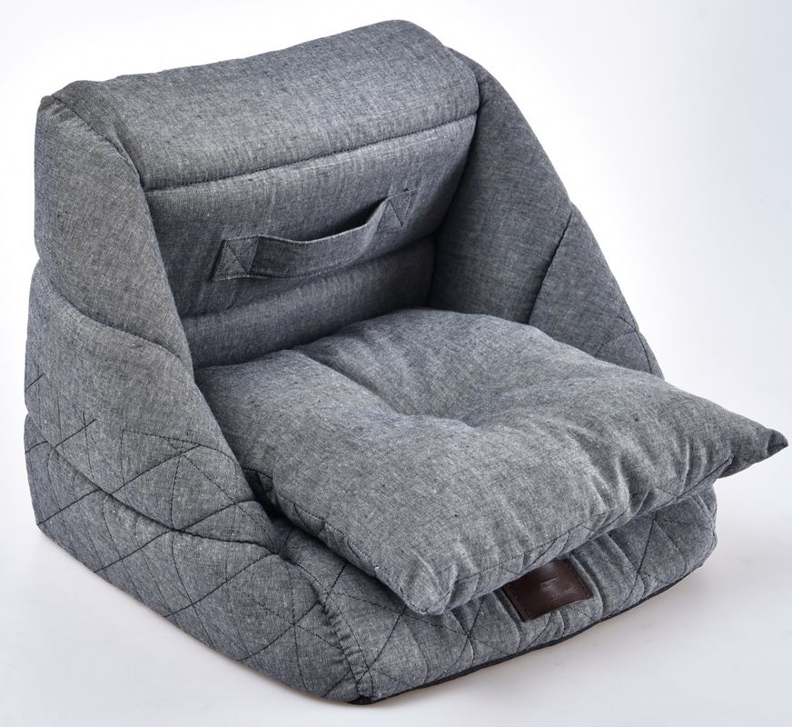 3 in 1 Vouwend Cat Cave Dir Resistant Comfortable-Huisdierenbed Grey Cat Bed House