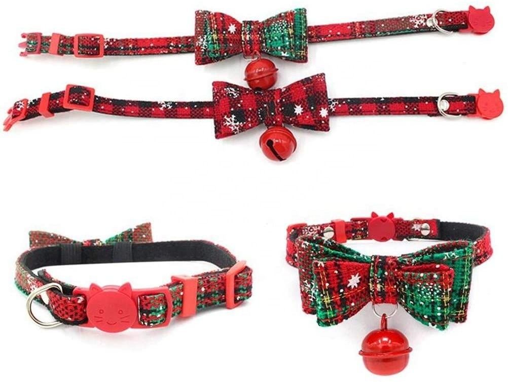 BSCI-van de de Uitrustings Vastgestelde Klok van de Kraagleiband Afgescheiden Regelbare de Veiligheidskerstmis Cat Collar