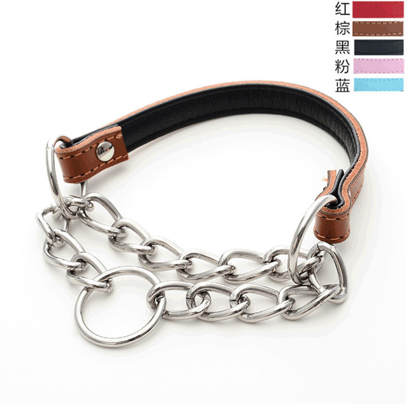 Gepersonaliseerde Populaire Kleine Grote van de de Kraagketting van het Hondenleer de Halsbandhalsband