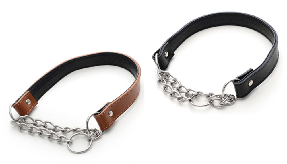Gepersonaliseerde Populaire Kleine Grote van de de Kraagketting van het Hondenleer de Halsbandhalsband