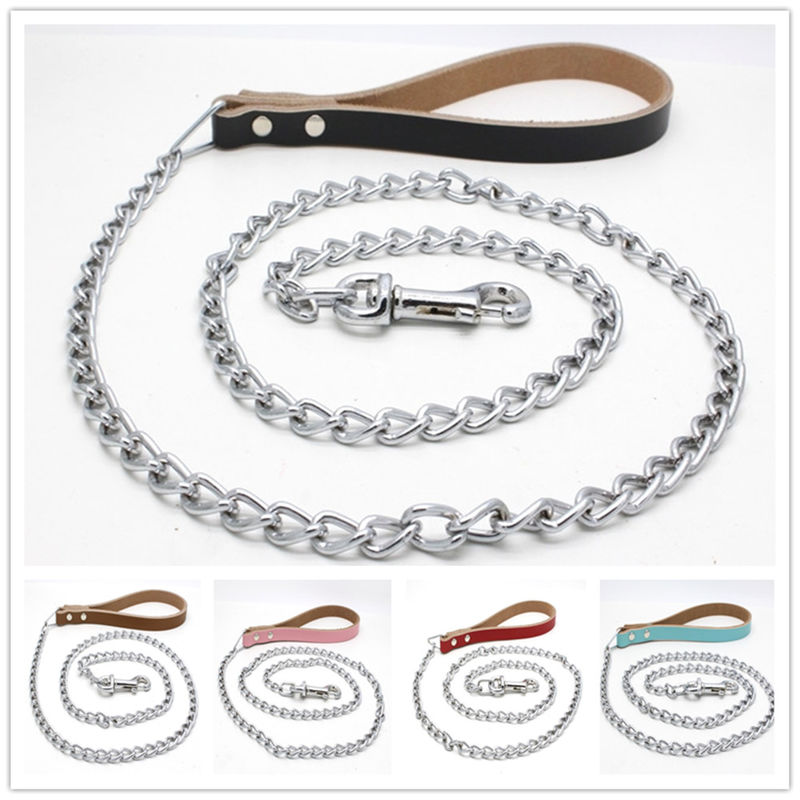 De passende van de de Halsketting van de Zweephond van de het Ijzertractie Chrome Geplateerde Ketting van de de Hondleiband