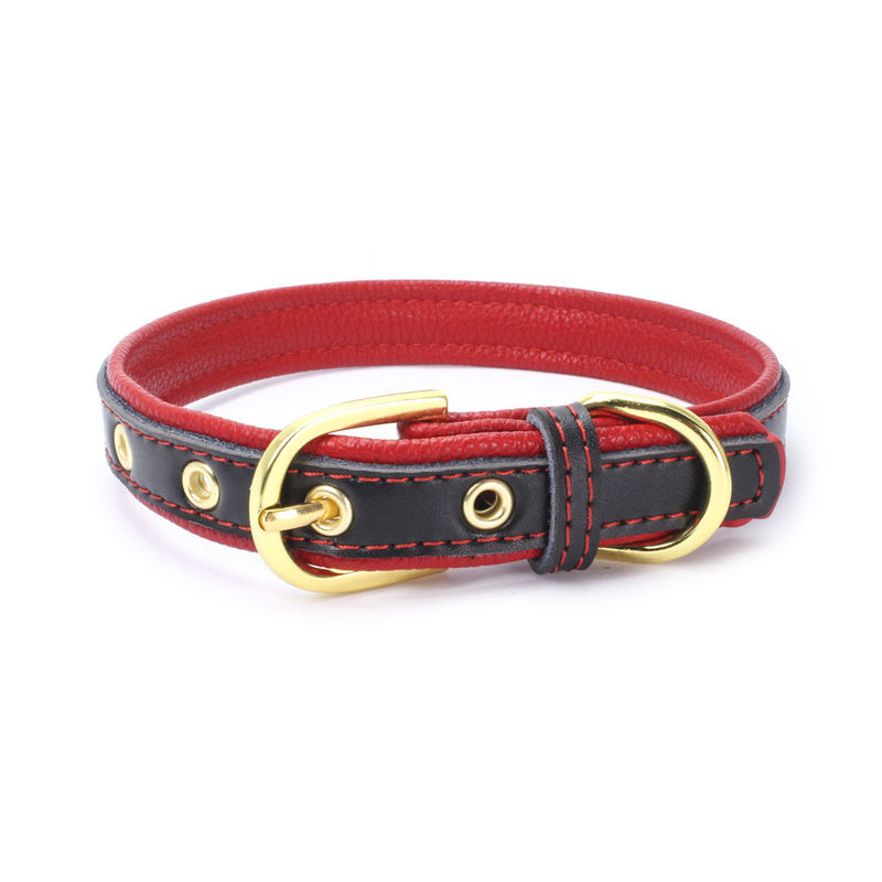 Pu-Halsband van het Leer de Stevige Zachte Kleurrijke Huisdier voor Kleine Middelgrote Grote de Riem Regelbare Veilige Kraag van de Hondenhals