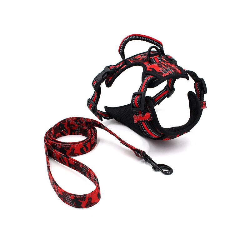 De modieuze Weerspiegelende In te ademen Zachte Leiband van het de Hondenvest van Luchtmesh chest strap traction rope Vastgestelde