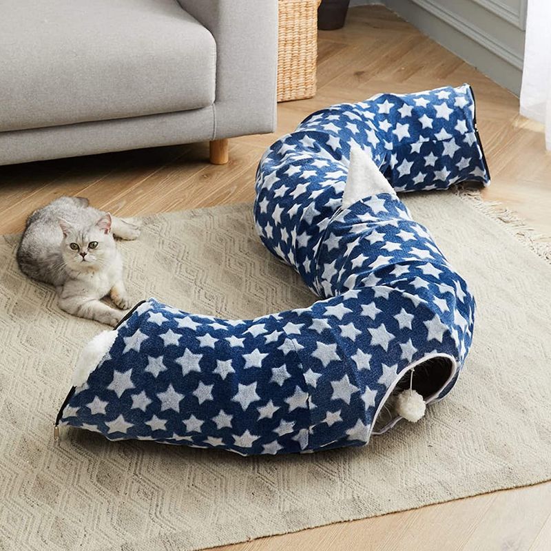 De Centrale Mat Dog Collapsible With Fun Bal van pretcat tunnel with bed with voor het Puppy van Huisdierenkatjes