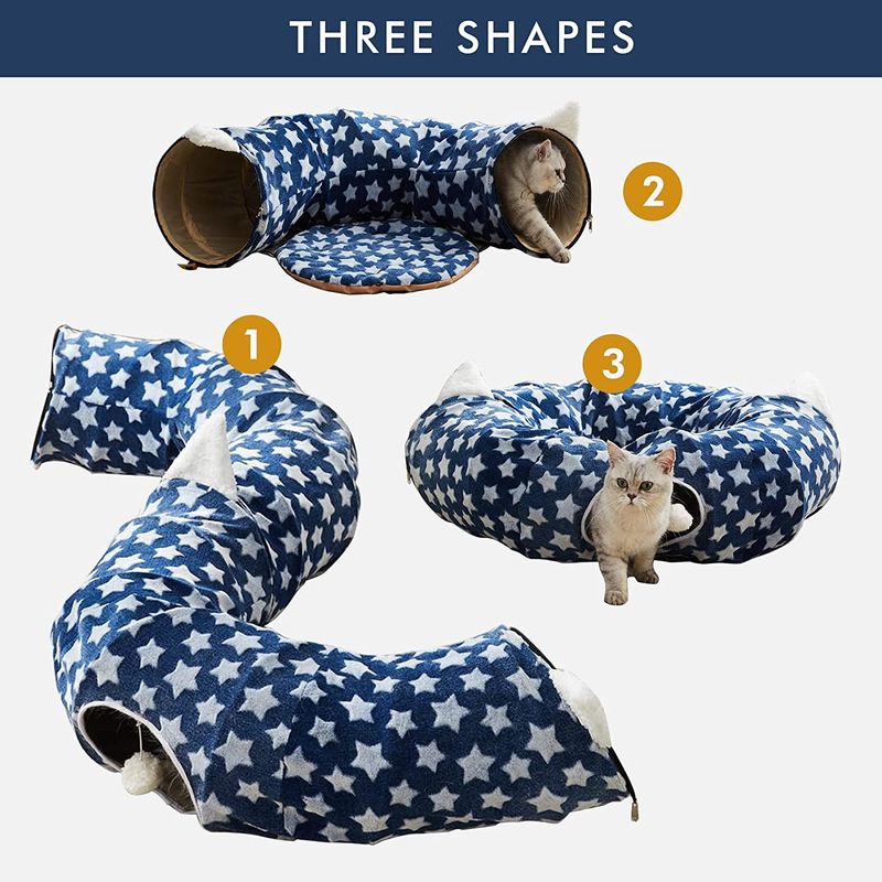 De Centrale Mat Dog Collapsible With Fun Bal van pretcat tunnel with bed with voor het Puppy van Huisdierenkatjes