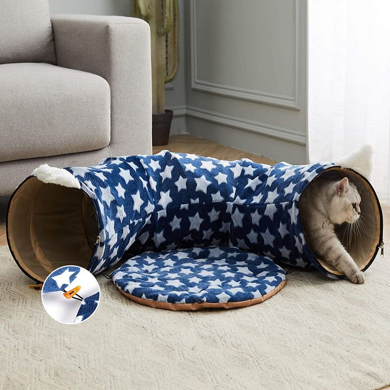 De Centrale Mat Dog Collapsible With Fun Bal van pretcat tunnel with bed with voor het Puppy van Huisdierenkatjes