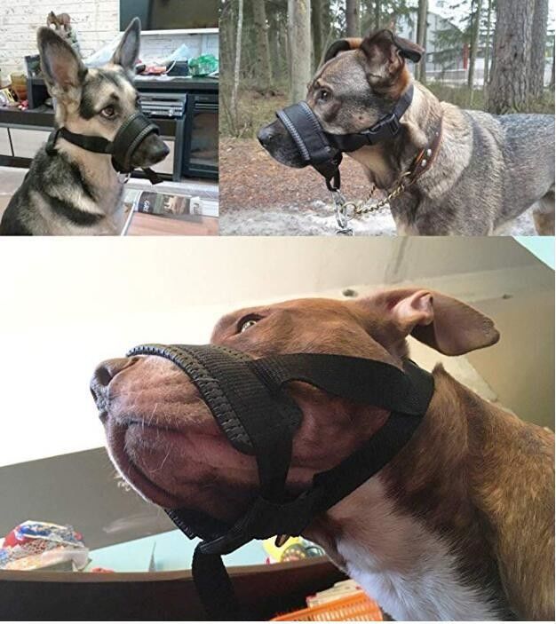 De nylon van de de Kraagleiband van de Hondsnuit van de de Uitrustings Vastgestelde Zachte Opgevulde Hond van de de Monddekking Antibeet