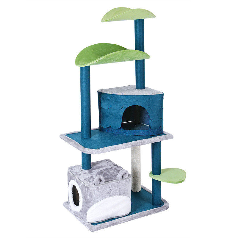 Niveau van veiligheids het Luxecat climbing frame tree multi met Hol het Krassen Postenm grootte 61*41*132cm