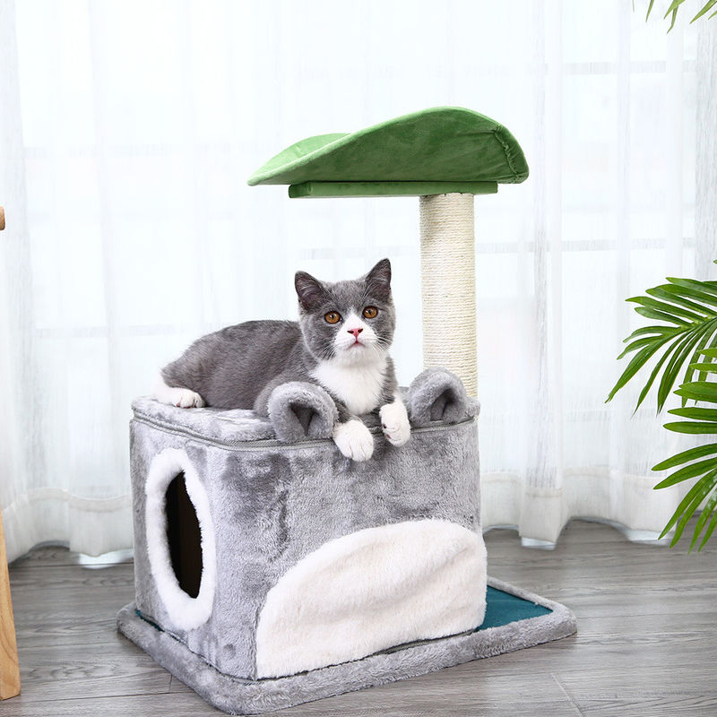 Niveau van veiligheids het Luxecat climbing frame tree multi met Hol het Krassen Postenm grootte 61*41*132cm
