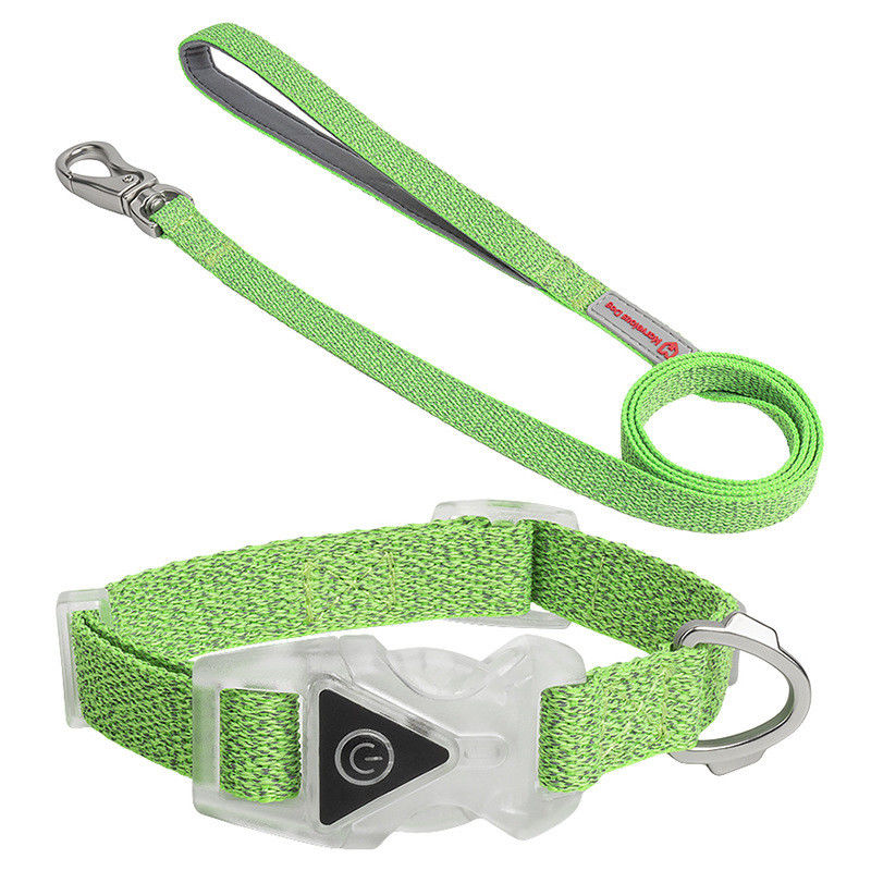 De geleide van de de Kragenleiband van het Hondhuisdier van de de Kabelhond Vastgestelde Regelbare Decoratieve Nylon Leiband van de de Leiband Weerspiegelende Hond