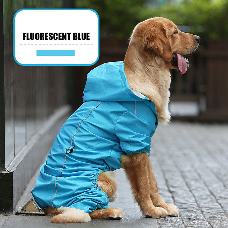 Van de de Regenjas s-XXL Hond van de de winter Warm In te ademen Weerspiegelend Geel Hond de Regenkostuum